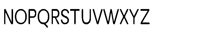 Clario Light Condensed Font UPPERCASE
