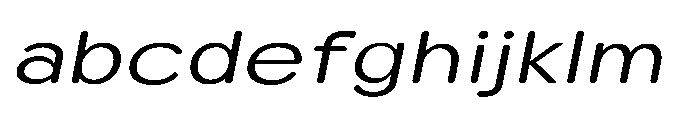 Clario Light Expanded Italic FONT