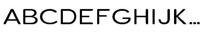 Clario Light Expanded Font UPPERCASE