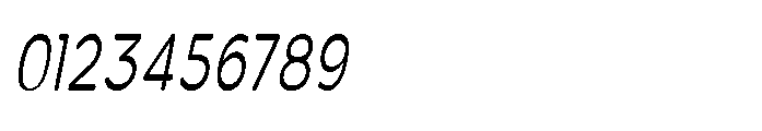 Clario Light Extra Condensed Italic Font OTHER CHARS