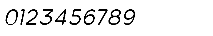 Clario Light Semi Condensed Italic Font OTHER CHARS