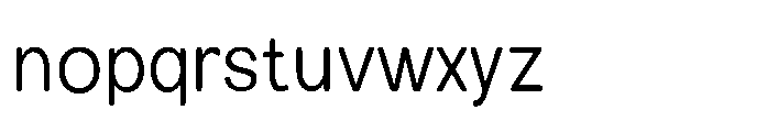 Clario Light Semi Condensed Font LOWERCASE