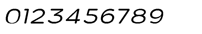 Clario Light Semi Expanded Italic Font OTHER CHARS