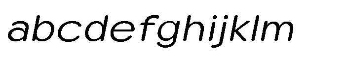 Clario Light Semi Expanded Italic FONT
