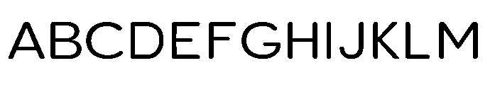 Clario Light Semi Expanded Font UPPERCASE