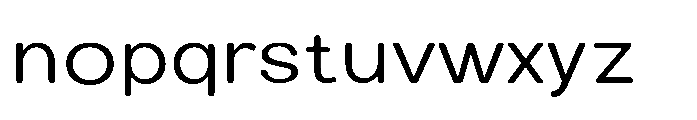 Clario Light Semi Expanded Font LOWERCASE