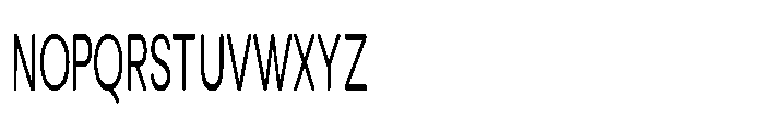 Clario Light Ultra Condensed Font UPPERCASE