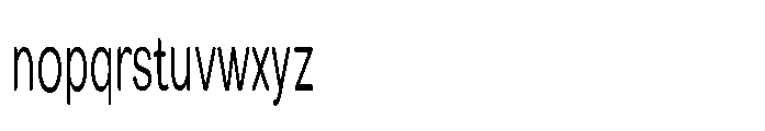Clario Light Ultra Condensed Font LOWERCASE