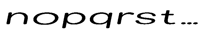 Clario Light Ultra Expanded Italic Font LOWERCASE