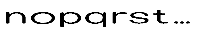 Clario Light Ultra Expanded Font LOWERCASE