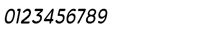 Clario Medium Condensed Italic Font OTHER CHARS