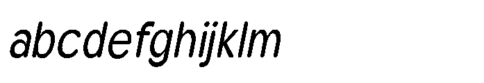 Clario Medium Condensed Italic FONT