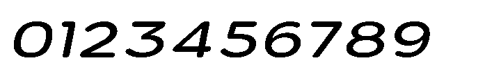 Clario Medium Expanded Italic Font OTHER CHARS