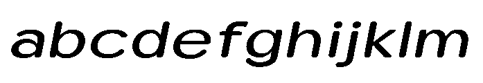 Clario Medium Expanded Italic FONT