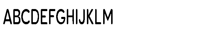 Clario Medium Extra Condensed Font UPPERCASE