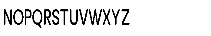 Clario Medium Extra Condensed Font UPPERCASE