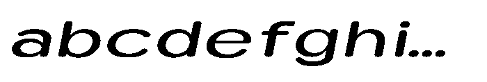 Clario Medium Extra Expanded Italic FONT