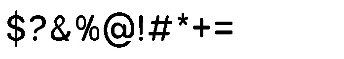 Clario Medium Semi Condensed Font OTHER CHARS