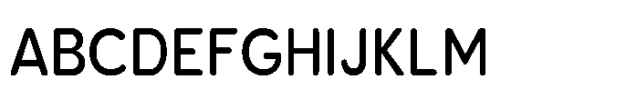 Clario Medium Semi Condensed Font UPPERCASE