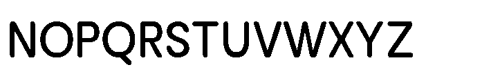Clario Medium Semi Condensed Font UPPERCASE