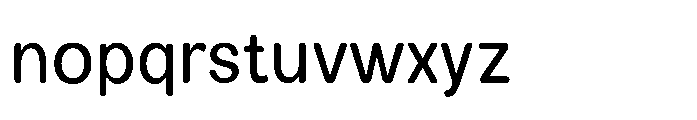 Clario Medium Semi Condensed Font LOWERCASE