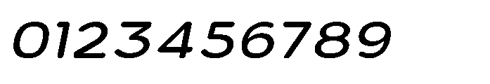 Clario Medium Semi Expanded Italic Font OTHER CHARS
