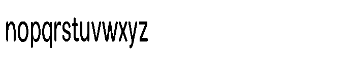 Clario Medium Ultra Condensed Font LOWERCASE