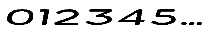 Clario Medium Ultra Expanded Italic Font OTHER CHARS