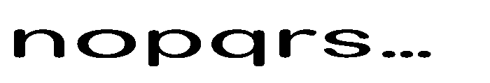 Clario Medium Ultra Expanded Font LOWERCASE