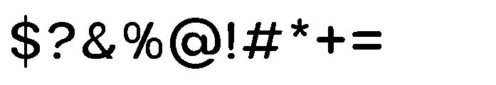 Clario Medium Font OTHER CHARS