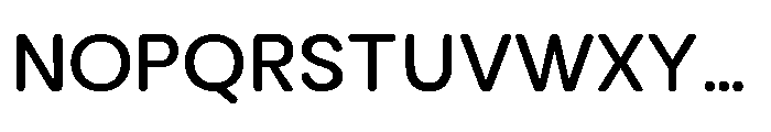 Clario Medium Font UPPERCASE