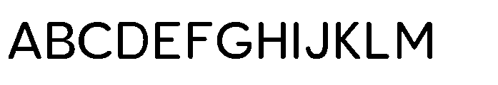 Clario Regular Font UPPERCASE