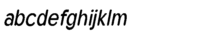 Clario Semi Bold Condensed Italic FONT