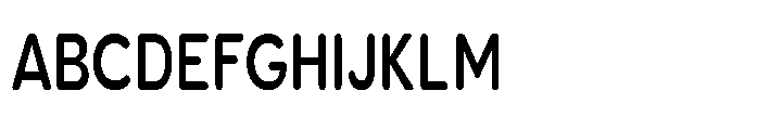 Clario Semi Bold Condensed Font UPPERCASE