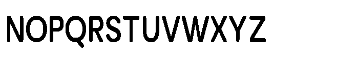 Clario Semi Bold Condensed Font UPPERCASE