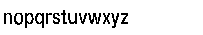Clario Semi Bold Condensed Font LOWERCASE