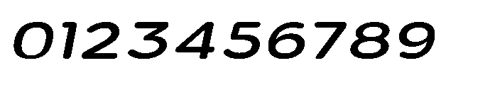 Clario Semi Bold Expanded Italic Font OTHER CHARS
