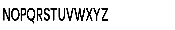 Clario Semi Bold Extra Condensed Font UPPERCASE