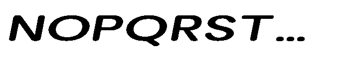 Clario Semi Bold Extra Expanded Italic Font UPPERCASE