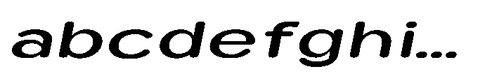 Clario Semi Bold Extra Expanded Italic FONT