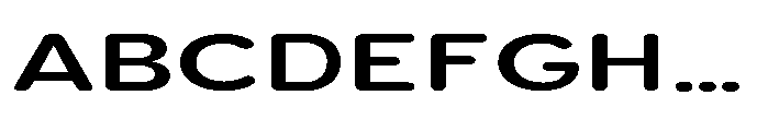 Clario Semi Bold Extra Expanded Font UPPERCASE