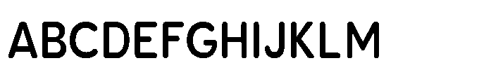 Clario Semi Bold Semi Condensed Font UPPERCASE
