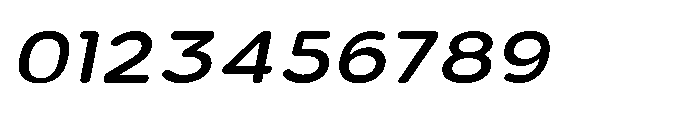 Clario Semi Bold Semi Expanded Italic Font OTHER CHARS