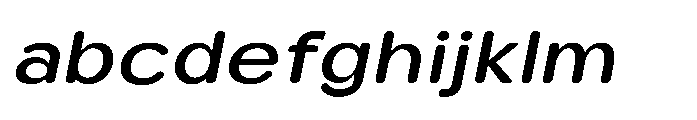 Clario Semi Bold Semi Expanded Italic FONT