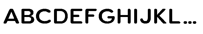Clario Semi Bold Semi Expanded Font UPPERCASE