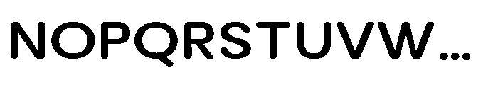 Clario Semi Bold Semi Expanded Font UPPERCASE