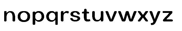Clario Semi Bold Semi Expanded Font LOWERCASE