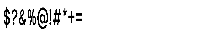 Clario Semi Bold Ultra Condensed Font OTHER CHARS