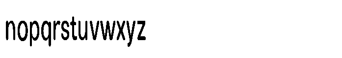 Clario Semi Bold Ultra Condensed Font LOWERCASE