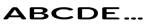 Clario Semi Bold Ultra Expanded Font UPPERCASE